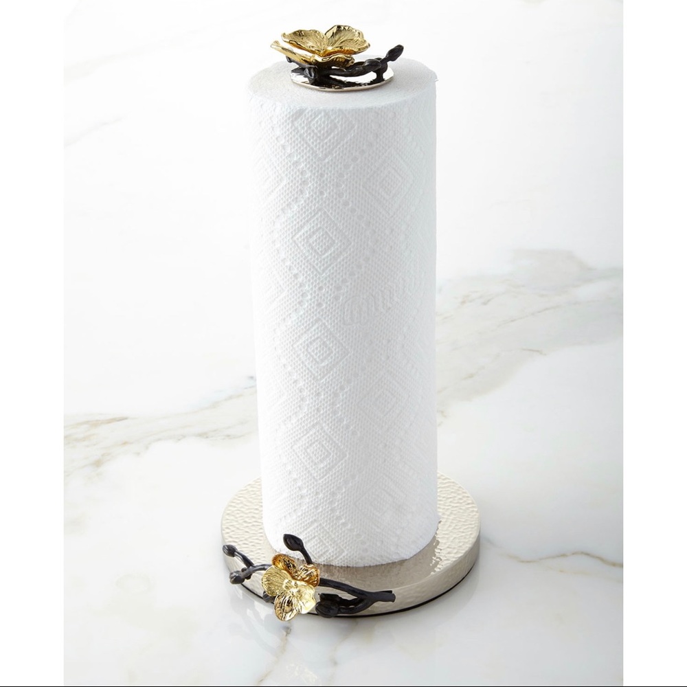 Michael Aram Gold Orchid Paper Towel Holder
